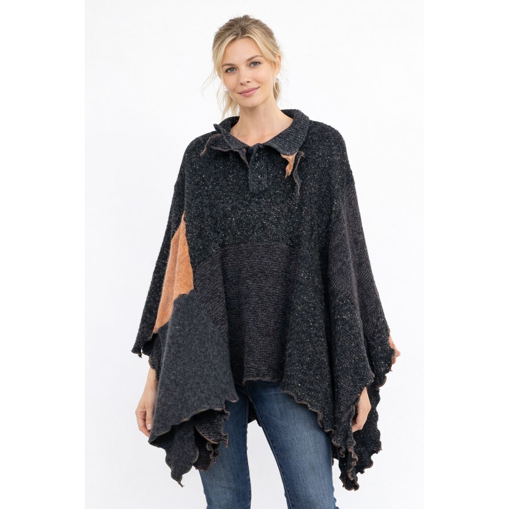 Original Reversible Poncho PatteCoats O/S